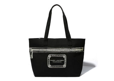 Китай Многоразовый черный подарок сумок Тоте холста стильный выдвиженческий с логотипом компании поставщик