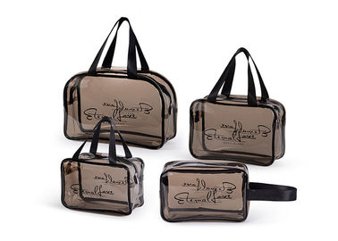 Китай Дизайн сумки косметической сумки ПВК полиэстера отдельный с жарой - загерметизируйте шить молнию поставщик