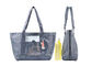 Сумка Фабри темного серого 420Д полиэстер сумок Тоте холста удобная одиночная поставщик