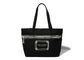 Многоразовый черный подарок сумок Тоте холста стильный выдвиженческий с логотипом компании поставщик