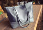Модное износоустойчивое сумок Тоте холста выполненное на заказ с застегнутым на молнию карманом поставщик